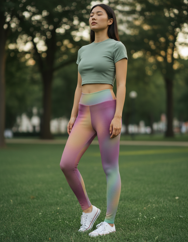 Leggings in Amaranth Chroma