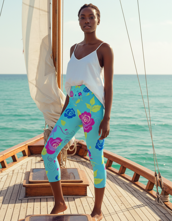 Belleza Capri Yoga Leggings Capri Yoga Leggings — Dripper