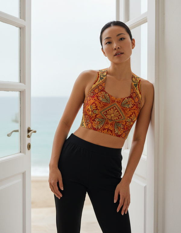 Sahara longline sports bras