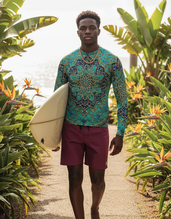 Lunar Glow Crescent Rashguard