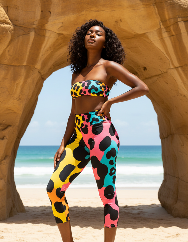 Savanna Capri Yoga Leggings bikini — Dripper