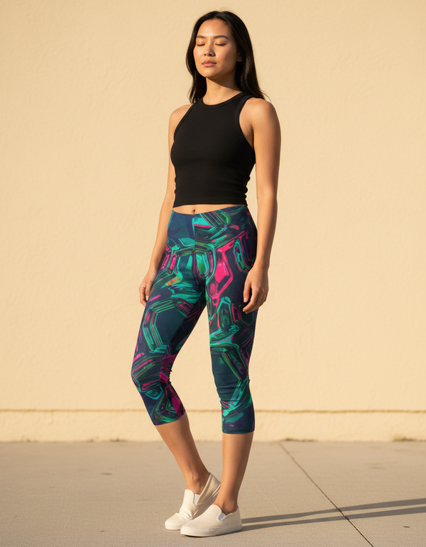 Pulsar Capri Leggings Capri Leggings — Dripper