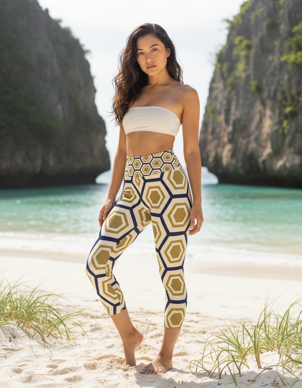 Mizuki Capri Yoga Leggings bikini — Dripper