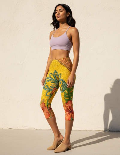 Aloha Capri Leggings capri leggings