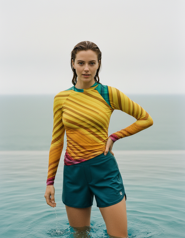 Rashguard in Yellow Prism