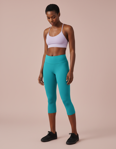 Teal Capri Leggings capri leggings