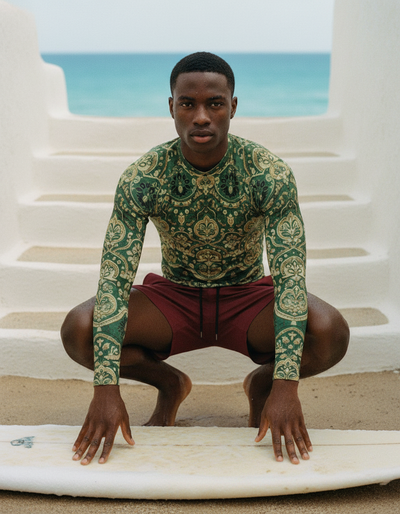 Men's Sycamore Rangoli rash guard