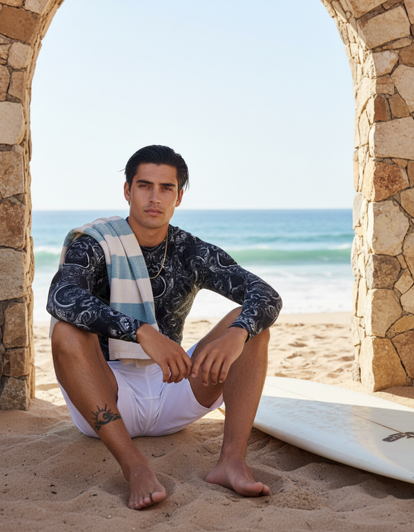 Geometric Shade Eclipse Rashguard