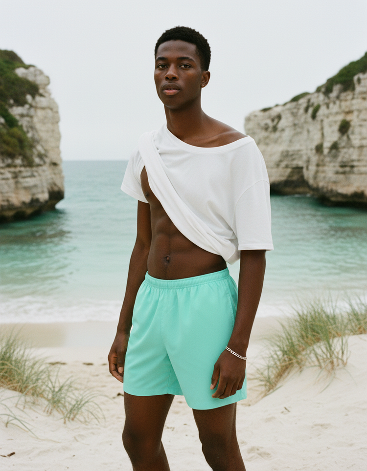 Aquamarine Men's Swim Trunks Men's Swim Trunks — Dripper