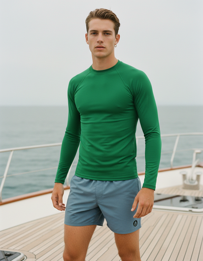 Men's Malachite rash guard