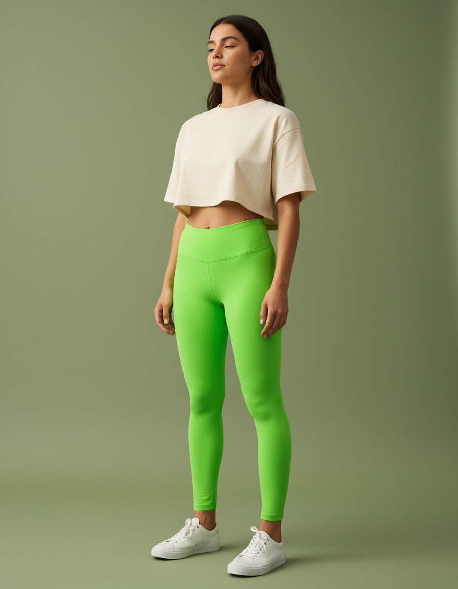 Neon Green leggings — view 1 of 2
