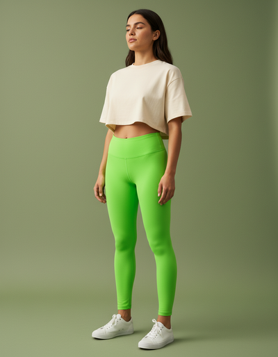 Neon Green Leggings leggings