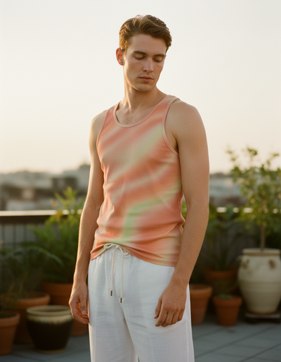 Men's Muskmelon Nebula Tank Top tank top