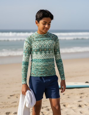 Youth Jelly Mint Serenade youth rashguards