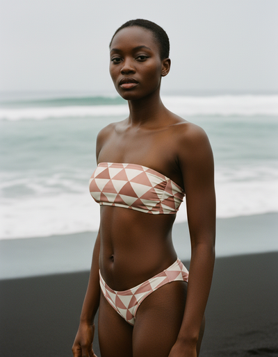 Tea Rose Mizuki bandeau bikini