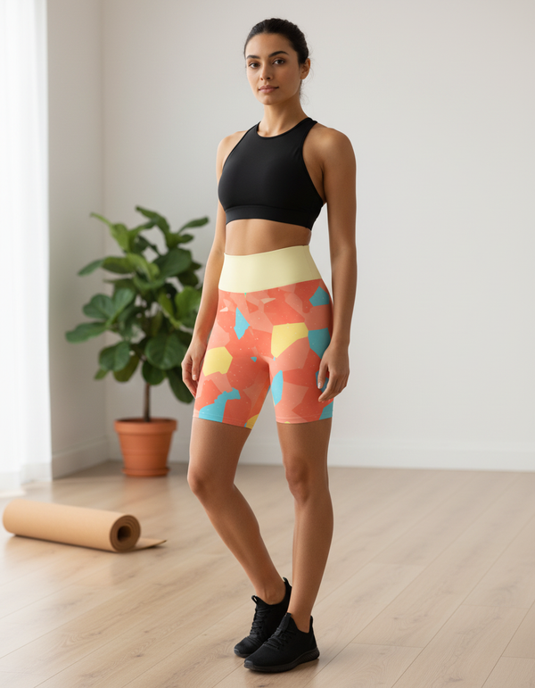 Geode Collection yoga shorts