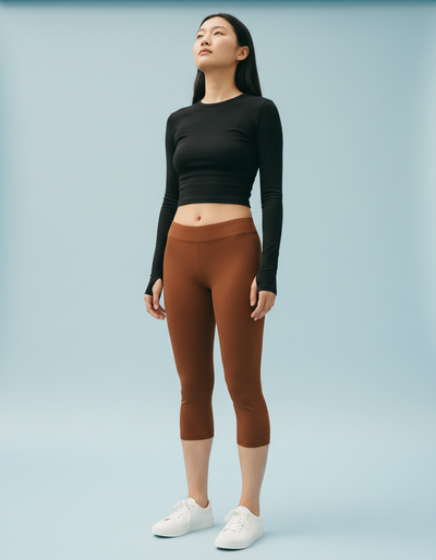 Cinnamon Capri Leggings capri leggings