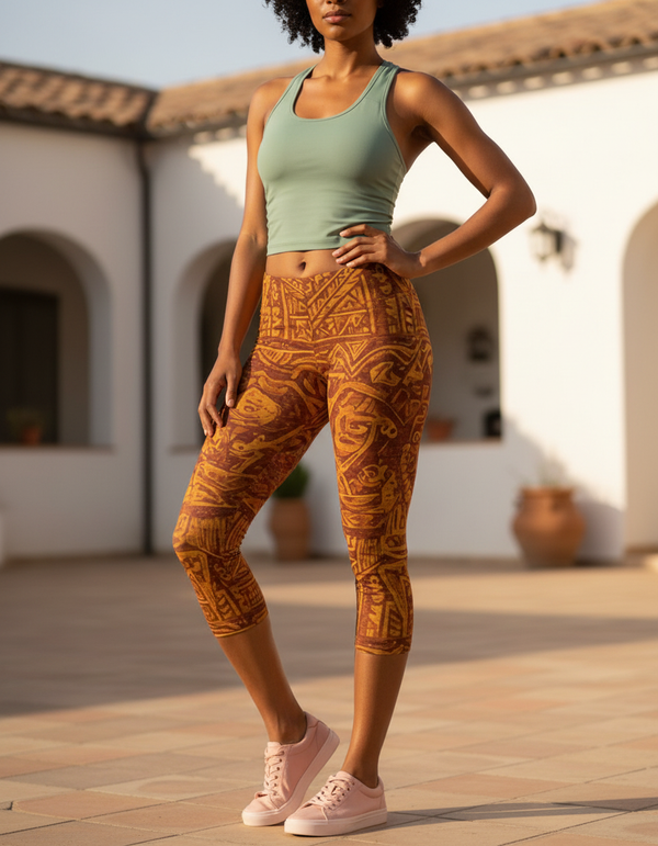 Mana Capri Leggings Capri Leggings — Dripper