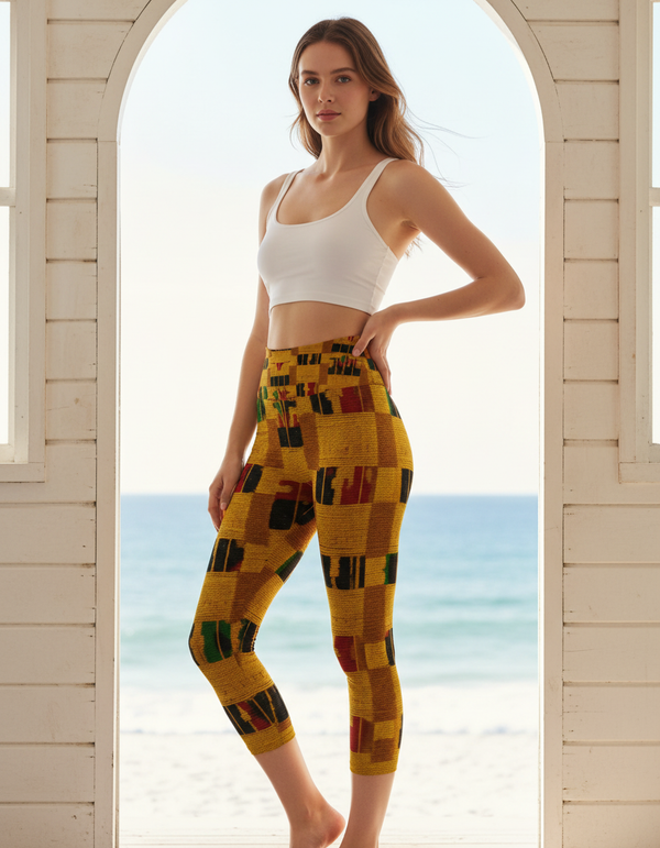 Nia Capri Yoga Leggings Capri Yoga Leggings — Dripper