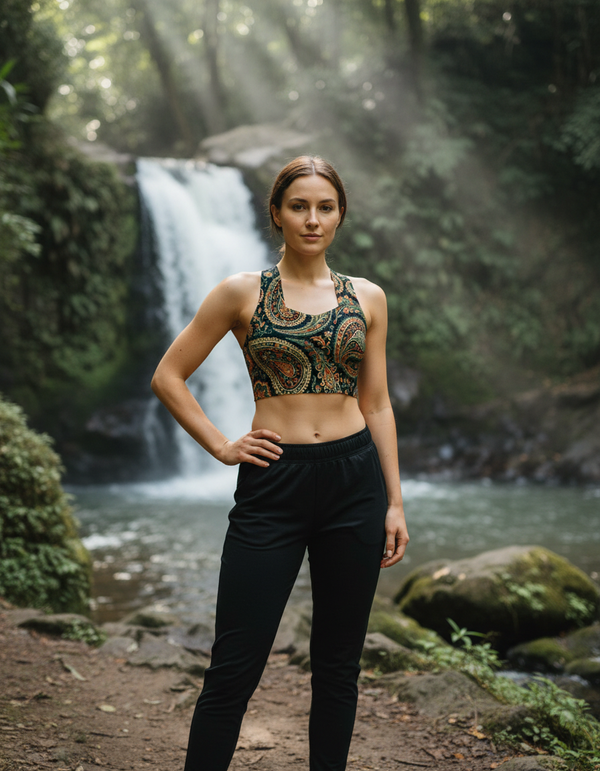 Persian Collection longline sports bras