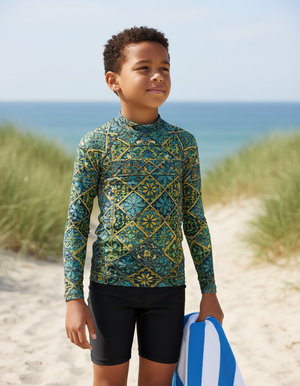 Kids Zellige kids rashguards