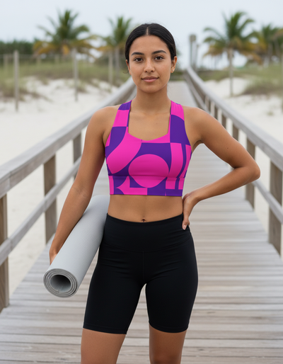 Chromatic Longline Sports Bra longline sports bra
