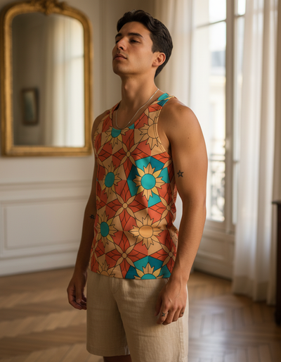 Men's Coral Kaleido Tank Top tank top
