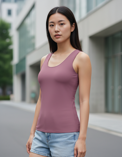 Women's Mauve Tank Top tank top