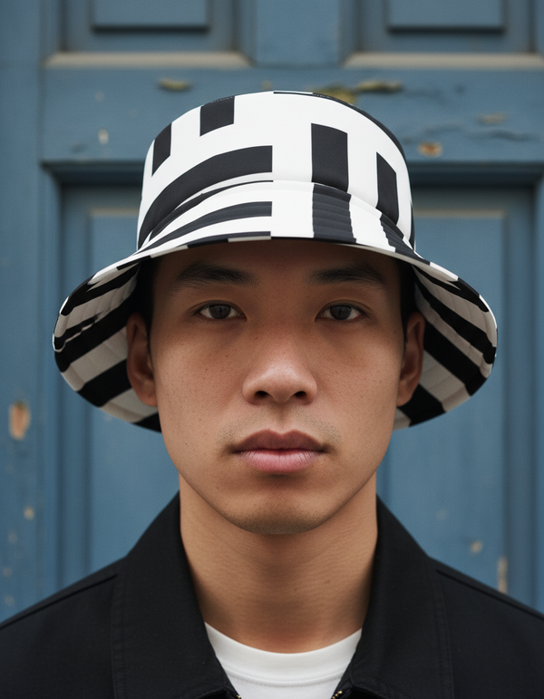 Stripe Collection bucket hats