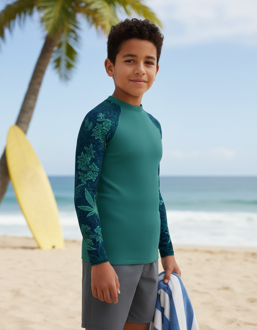 Alexandrite Kumo Youth Rash Guard Youth Rash Guard — Dripper