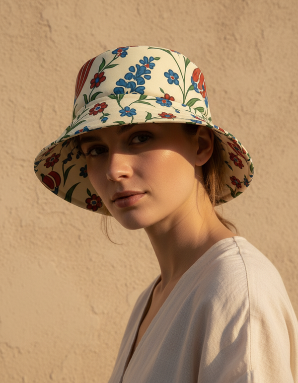 Ottoman Floral bucket hats