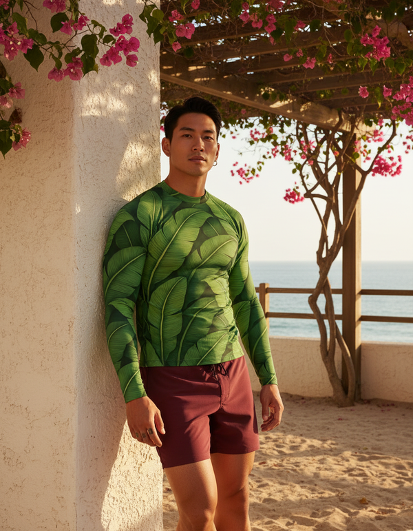 Tropicana Rash Guard Men's Rashguard — Dripper
