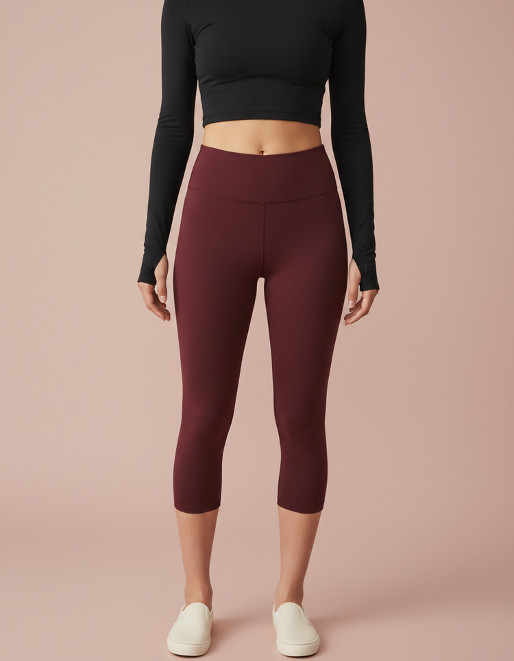 Currant Leggings Capri Yoga Leggings — Dripper