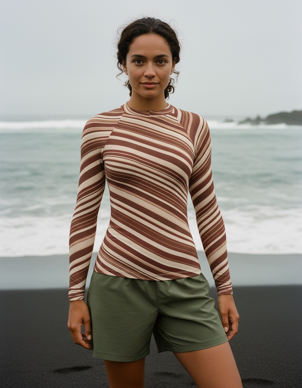 Rashguard in Dusty Rose Sway