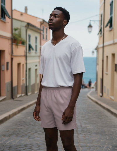 Burnished Lilac Men's Swim Trunks swim trunks