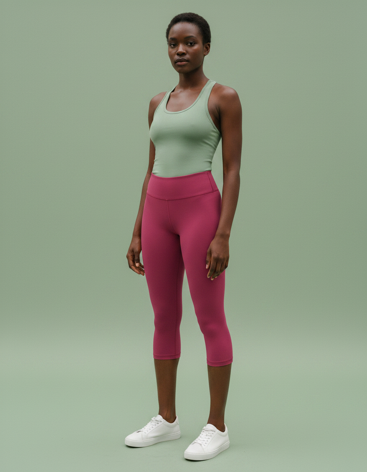 Raspberry Capri Leggings Capri Leggings — Dripper