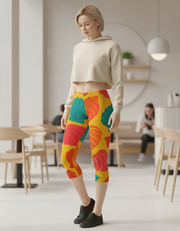 Nautilus Capri Leggings Capri Leggings — Dripper