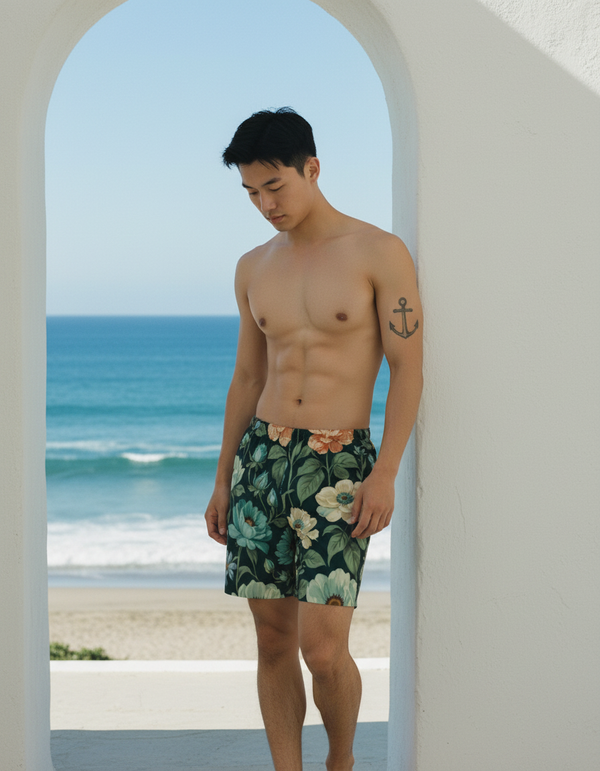 Men's Swim Trunks in Alexandrite Elysium
