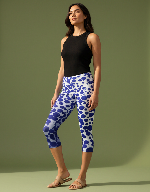 Dapple Capri Leggings Capri Leggings — Dripper