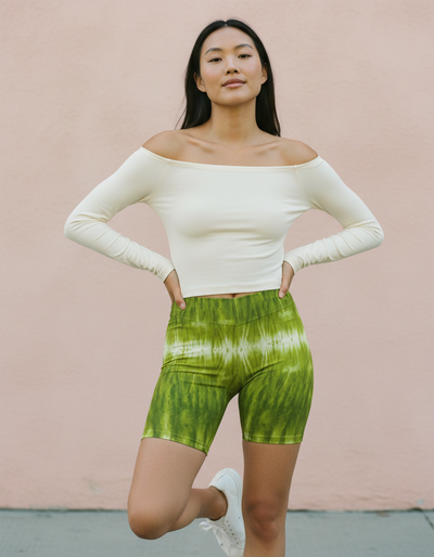 Lime Aqua Short Shorts short shorts