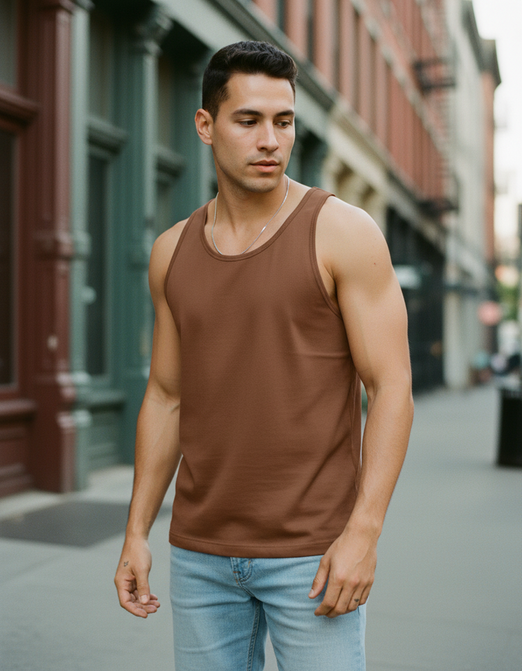 Nutmeg Tank Top Men's Tank Top — Dripper