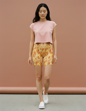Women's Peacock Short Shorts