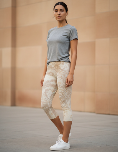 Angora Ember Capri Leggings capri leggings