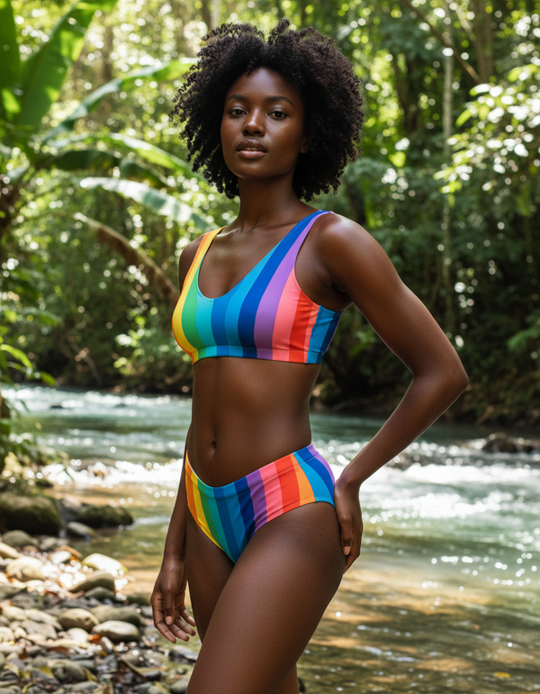 Loom High-Waisted Bikini bikini — Dripper