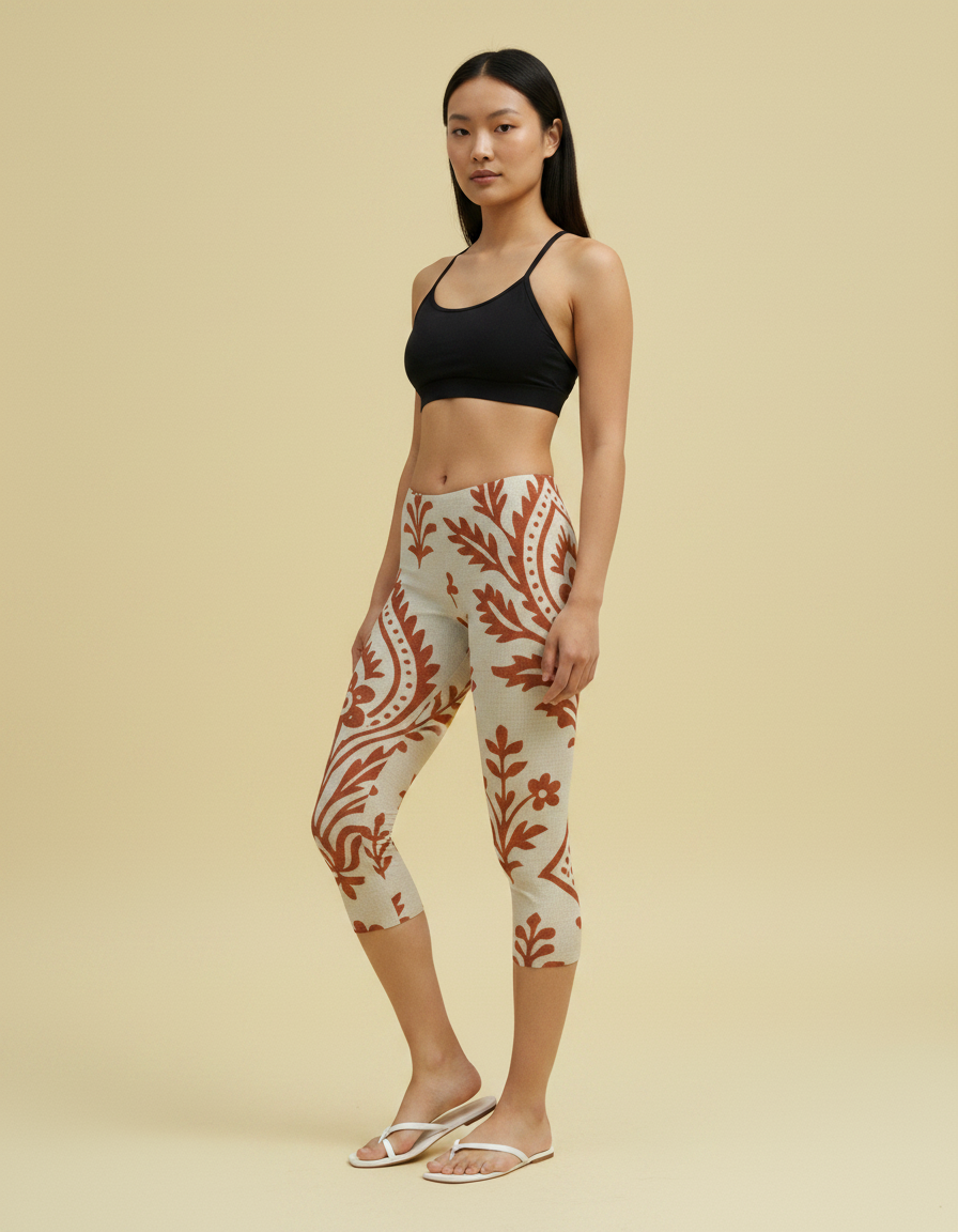 Amaranth Pavitra capri leggings