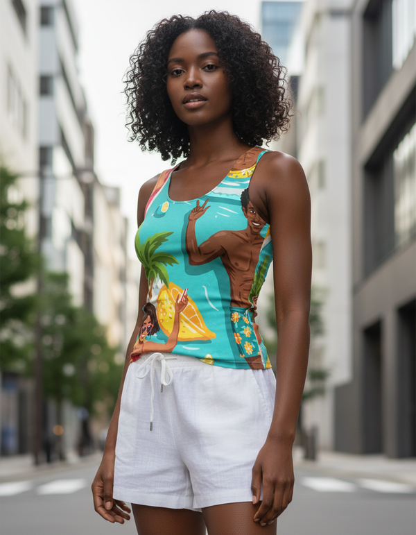 Ripple Tank Top Women's Tank Top — Dripper