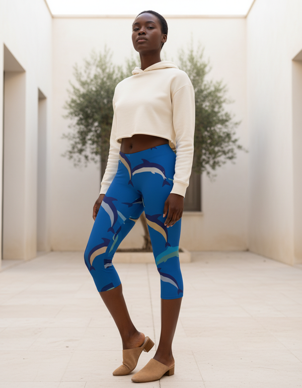Cove Leggings Capri Leggings — Dripper