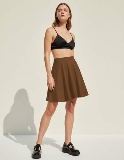 Tobacco Skater Skirt skater skirt