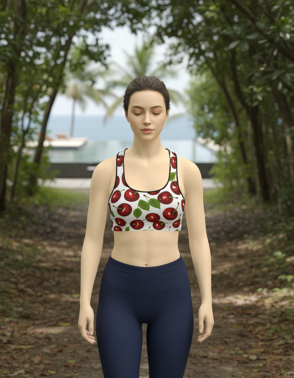 Cherry classic sports bras