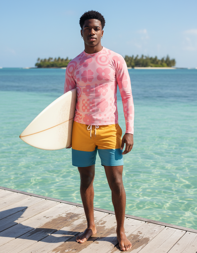Men's Flora rash guard